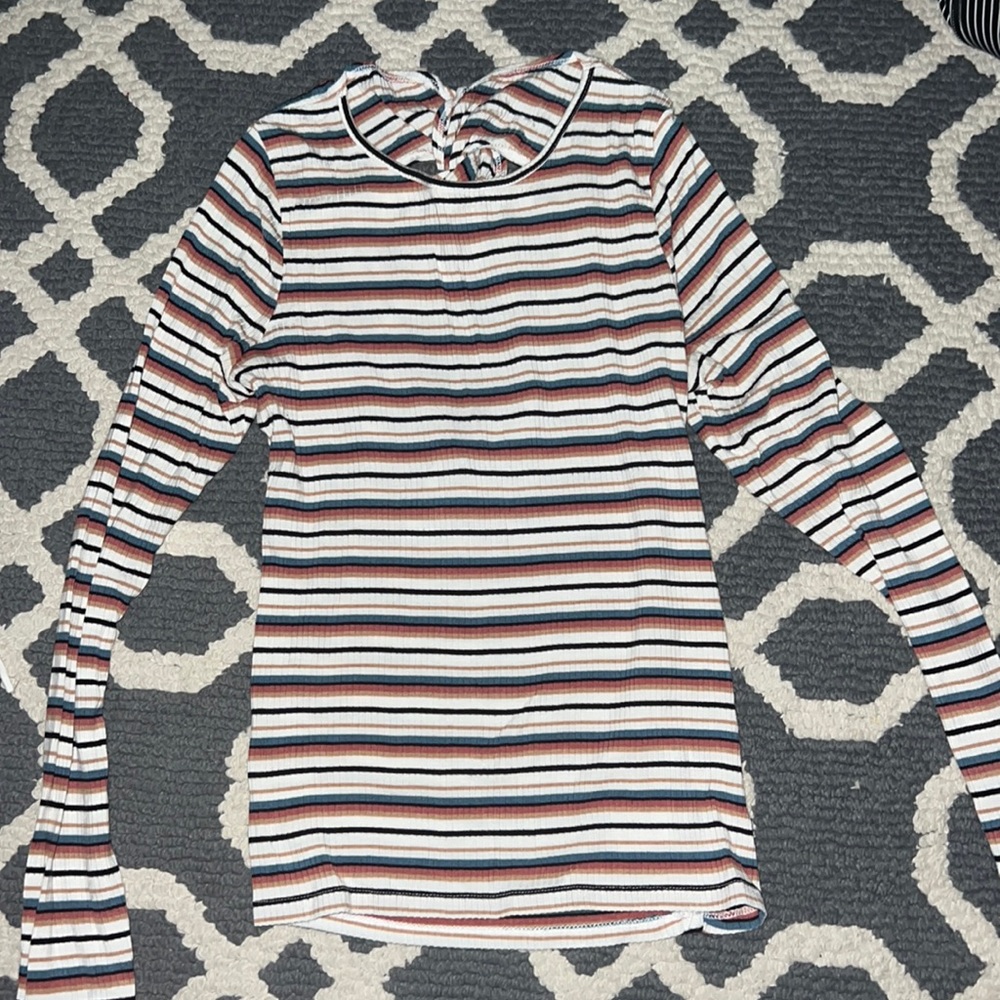 Stripped Long Sleeve Shirt